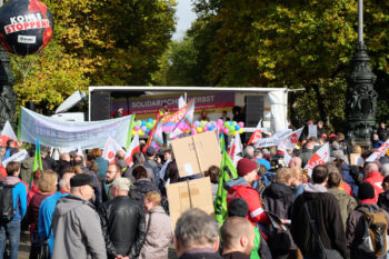 Demo „Solidarischer Herbst“ in Dresden